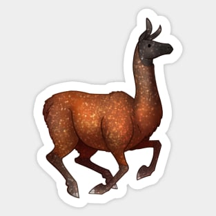 Cozy Llama Sticker